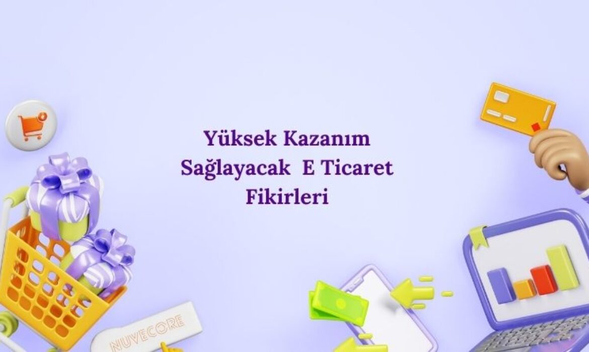 e ticaret fikirleri